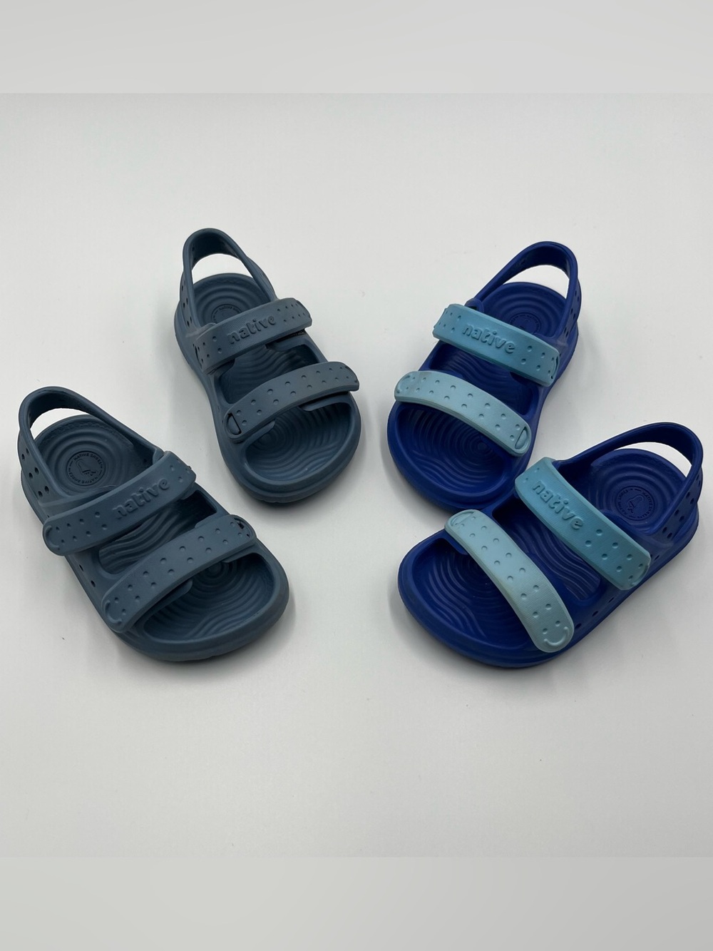 Native Shoes Toddler Chase Sandal C5 Blue Water Shoes 12-18 24 Months